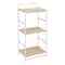 Honey Can Do 33" Small 3-Tier Wood & Metal Shelf